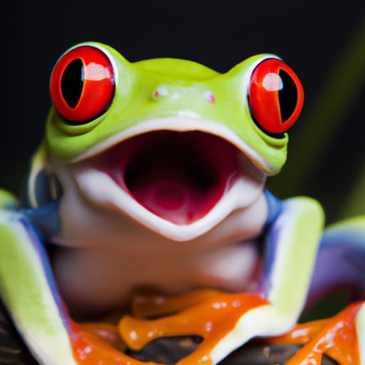 High Quality Shocked Frog Blank Meme Template