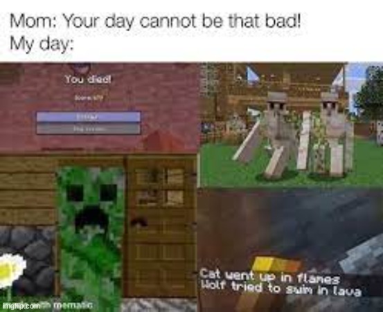 "i try not to kill my selfffff" | image tagged in memes,minecraft | made w/ Imgflip meme maker