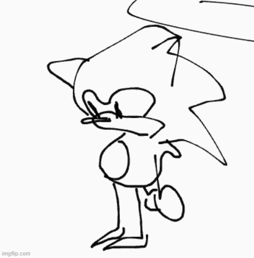sonic | image tagged in made with mouse | made w/ Imgflip meme maker