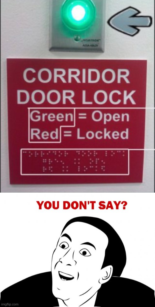 But what about the door | image tagged in memes,you don't say,door,lock,design fails,visible confusion | made w/ Imgflip meme maker