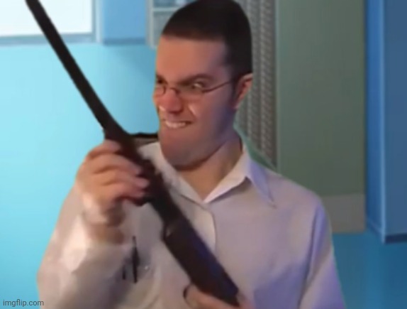 AVGN WITH A GUN | image tagged in avgn with a gun | made w/ Imgflip meme maker