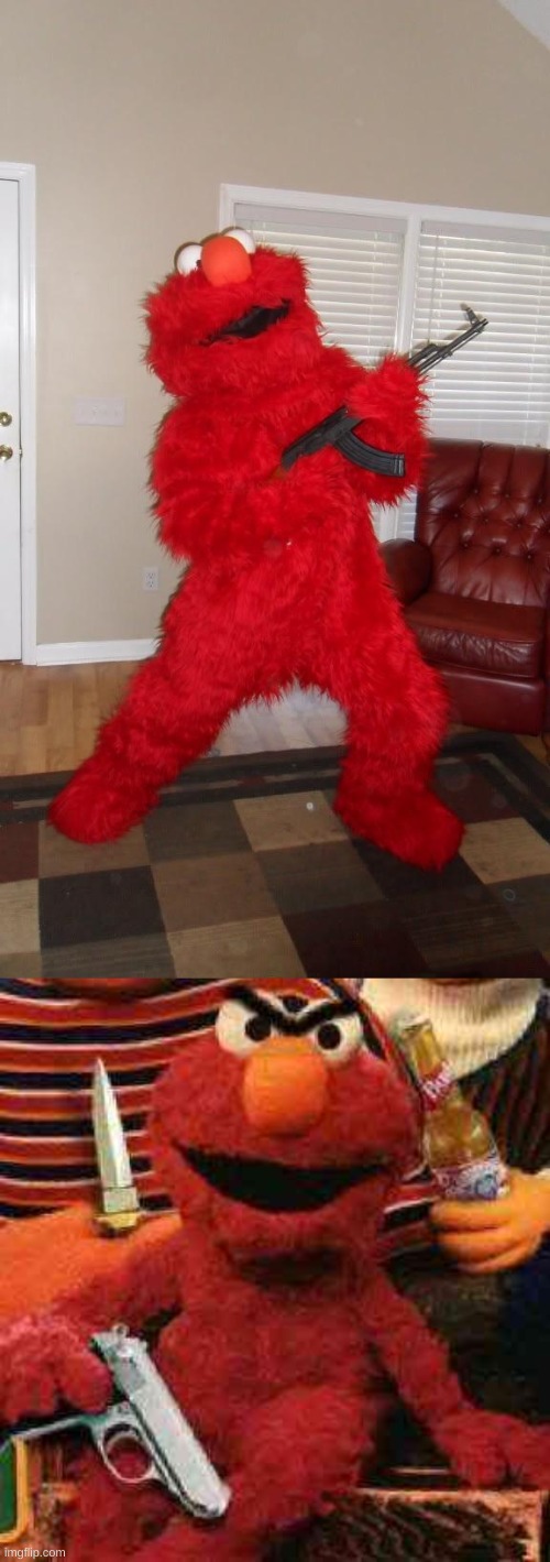 image tagged in russian elmo holding ak and ip address,gangsta elmo | made w/ Imgflip meme maker