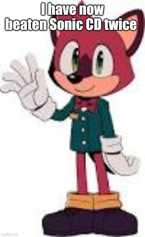 why) | I have now beaten Sonic CD twice | image tagged in barry tmosth | made w/ Imgflip meme maker