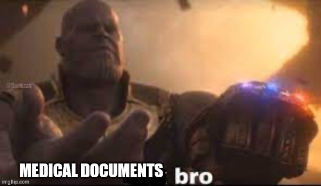 link bro | MEDICAL DOCUMENTS | image tagged in link bro | made w/ Imgflip meme maker