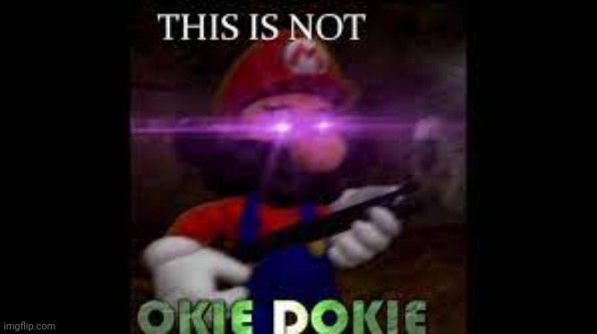 this is not okie dokie | image tagged in this is not okie dokie | made w/ Imgflip meme maker