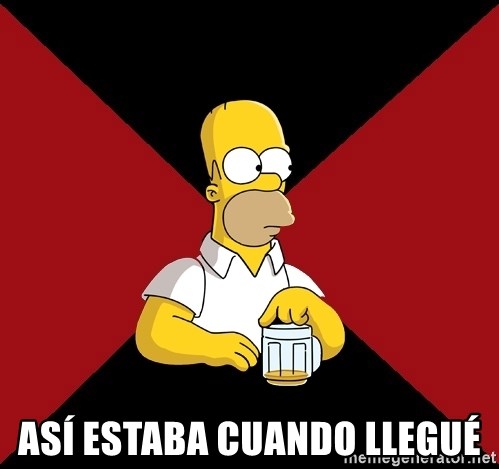 asi estaba cuando llegue Blank Meme Template