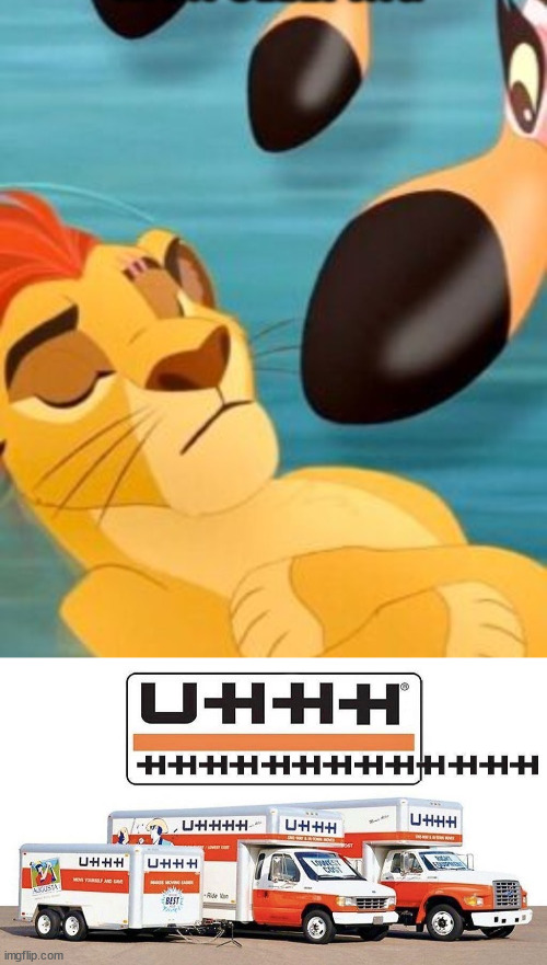 image tagged in kion sleeping for no reason,uhhh truck | made w/ Imgflip meme maker