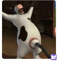 cute cow Blank Meme Template