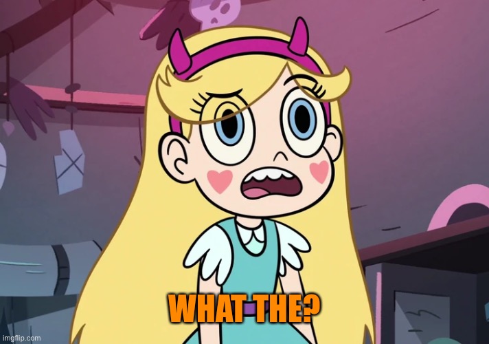 Star Butterfly Confused | WHAT THE? | image tagged in star butterfly confused | made w/ Imgflip meme maker