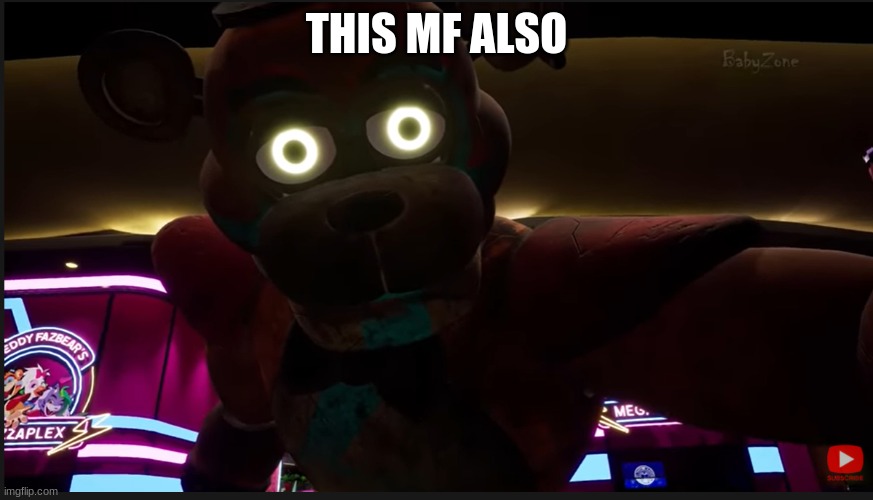 Glamrock Freddy you have a choice to make | THIS MF ALSO | image tagged in glamrock freddy you have a choice to make | made w/ Imgflip meme maker