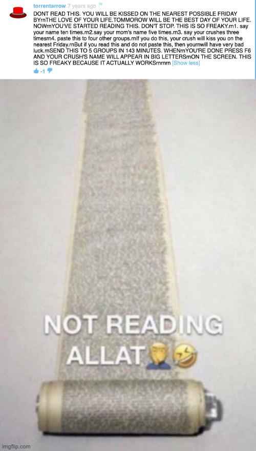 wtf | image tagged in not reading allat | made w/ Imgflip meme maker