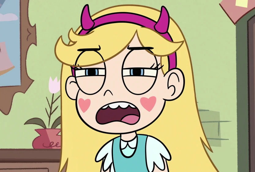 High Quality Star Butterfly 'this is not helping' Blank Meme Template