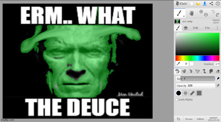 proof i made the what the gnarp image | made w/ Imgflip meme maker