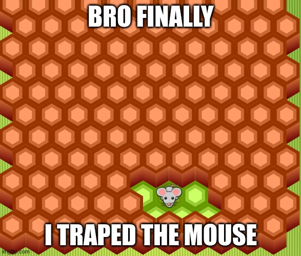 trap the mouse gaming | BRO FINALLY; I TRAPED THE MOUSE | image tagged in hardcore | made w/ Imgflip meme maker