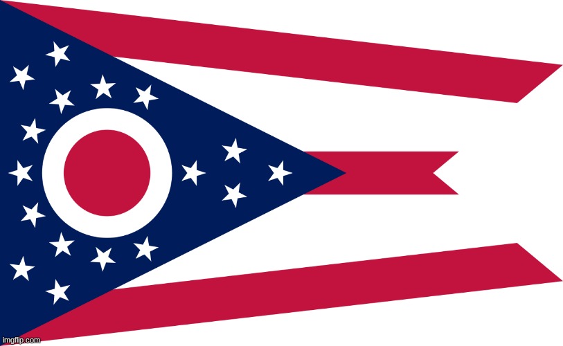 ohio flag | image tagged in ohio flag | made w/ Imgflip meme maker