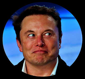 Elon Musk smiling thoughtfully Blank Meme Template