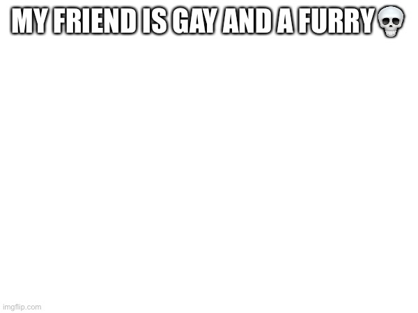 He’s also trying to flirt with me (I’m asexual) | MY FRIEND IS GAY AND A FURRY💀 | made w/ Imgflip meme maker