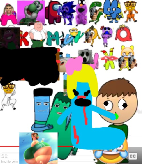 Charlie and the Alphabet Letter L ruined CATA rule 34 | image tagged in lol i ruined cata letter l's rule 34,charlie and the alphabet,l,cata letter l,rule 34 | made w/ Imgflip meme maker
