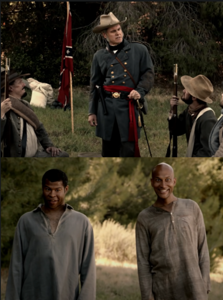 High Quality Key and Peele Civil War Reenactment Blank Meme Template