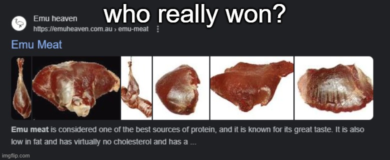 who really won? | made w/ Imgflip meme maker