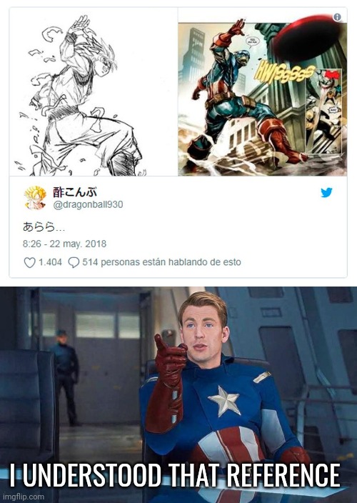 I UNDERSTOOD THAT REFERENCE | image tagged in i understood that reference,captain america understood reference | made w/ Imgflip meme maker