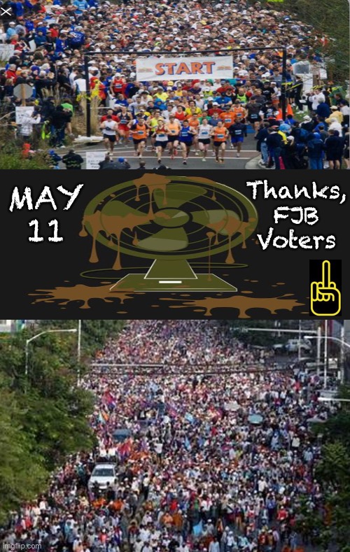 It’s on, now.  We know who is responsible | Thanks,
FJB
Voters; MAY
11 | image tagged in memes,yes fjb was selected installed,but this is on you ya freakin demonrats,fjb voters can kissmyassyapedofreaks | made w/ Imgflip meme maker