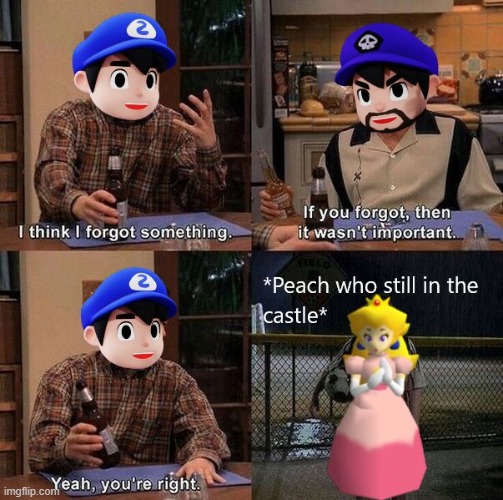 He forgor | image tagged in smg4,memes,funi,oh wow are you actually reading these tags,i think i forgot something | made w/ Imgflip meme maker