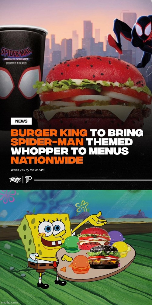this seems like a pattern | image tagged in burger king,pretty patties,spongebob,memes | made w/ Imgflip meme maker