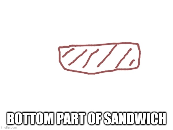 let's see what will be in the sandwich | BOTTOM PART OF SANDWICH | made w/ Imgflip meme maker