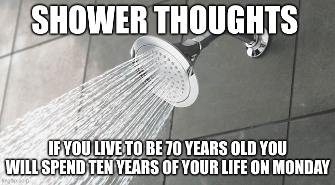 Shower thoughts Blank Template - Imgflip