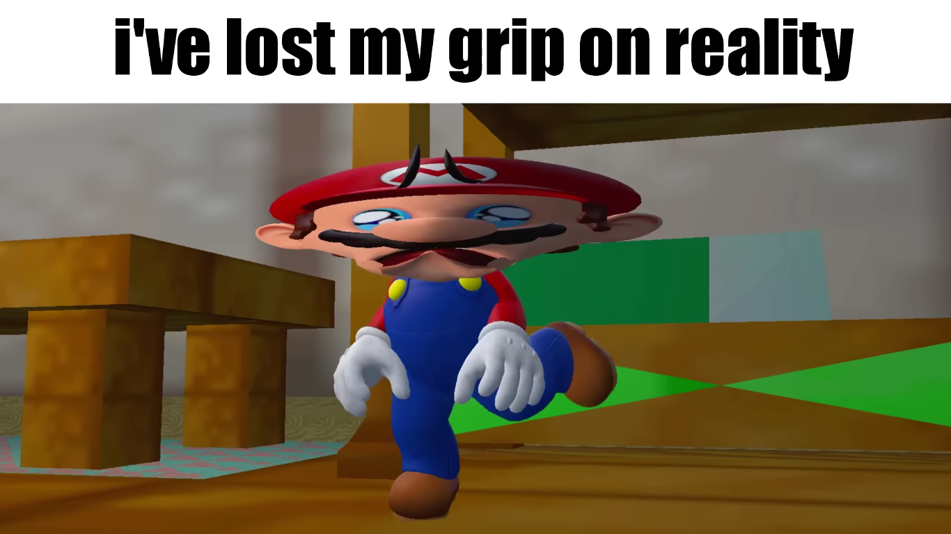 Mario sad dancing Blank Meme Template