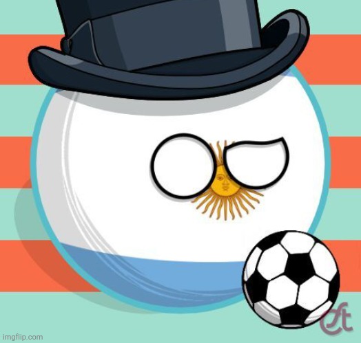 Dibujo De Argentina Que Hice Con "Countryballs Sticker" | image tagged in anime | made w/ Imgflip meme maker