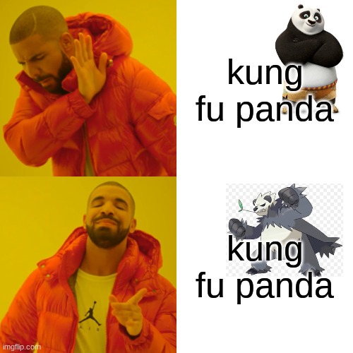 upvote? | kung fu panda; kung fu panda | image tagged in memes,drake hotline bling | made w/ Imgflip meme maker