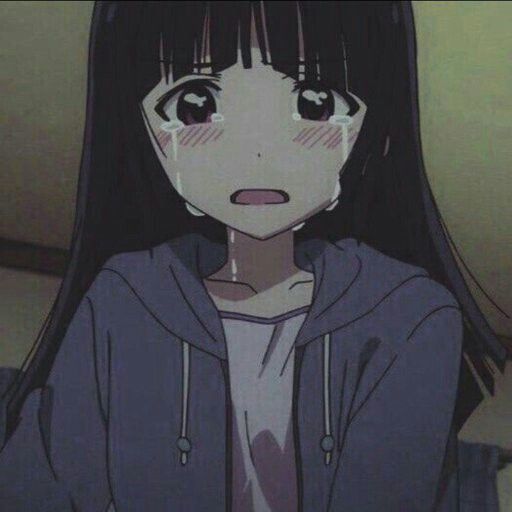 Crying anime girl Blank Template - Imgflip