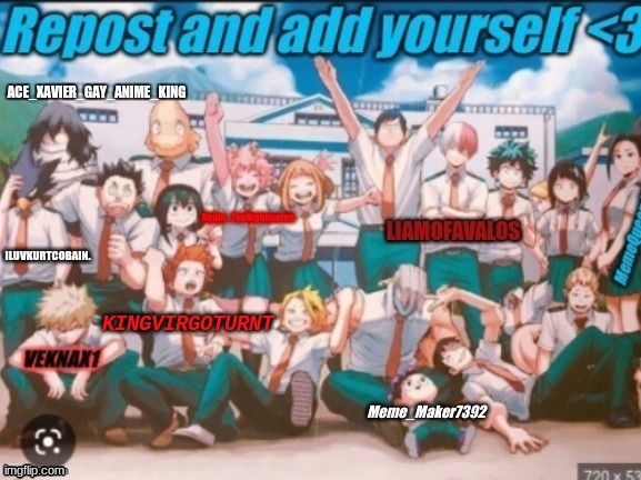 nah mha overrated asf... | ILUVKURTCOBAIN. | image tagged in memes,anime | made w/ Imgflip meme maker