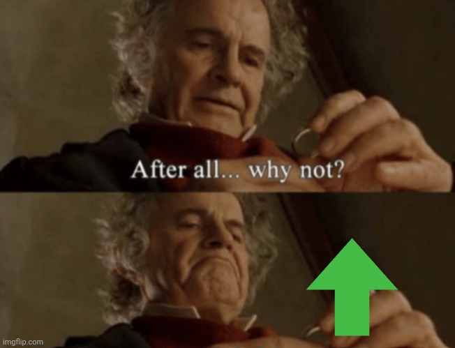 After all.. why not? | image tagged in after all why not | made w/ Imgflip meme maker