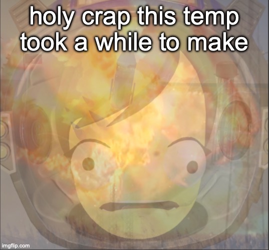 PTSD kerbal | holy crap this temp took a while to make | image tagged in ptsd kerbal | made w/ Imgflip meme maker