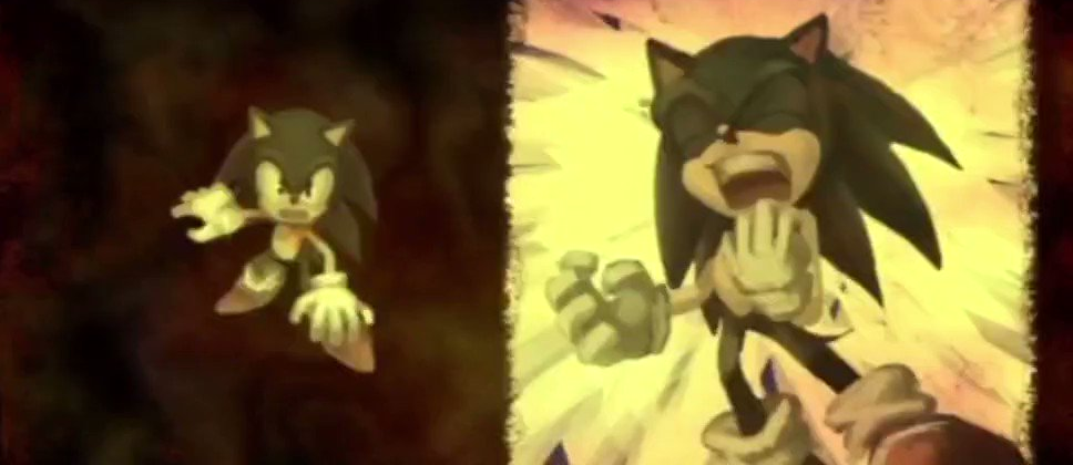 High Quality sonic getting consumed by _ Blank Meme Template