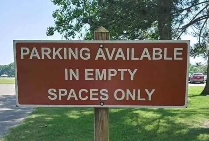 High Quality Parking in empty spaces Blank Meme Template