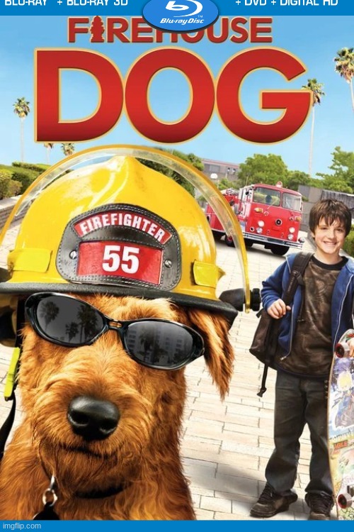 blu ray mock ups: firehouse dog | image tagged in memes,blu ray,dogs,2000s movies,20th century fox,2000s | made w/ Imgflip meme maker