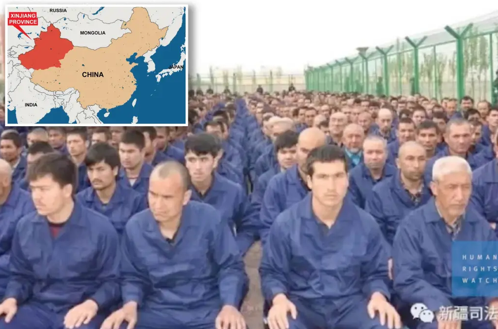 China's concentration camps in Xinjiang Blank Meme Template