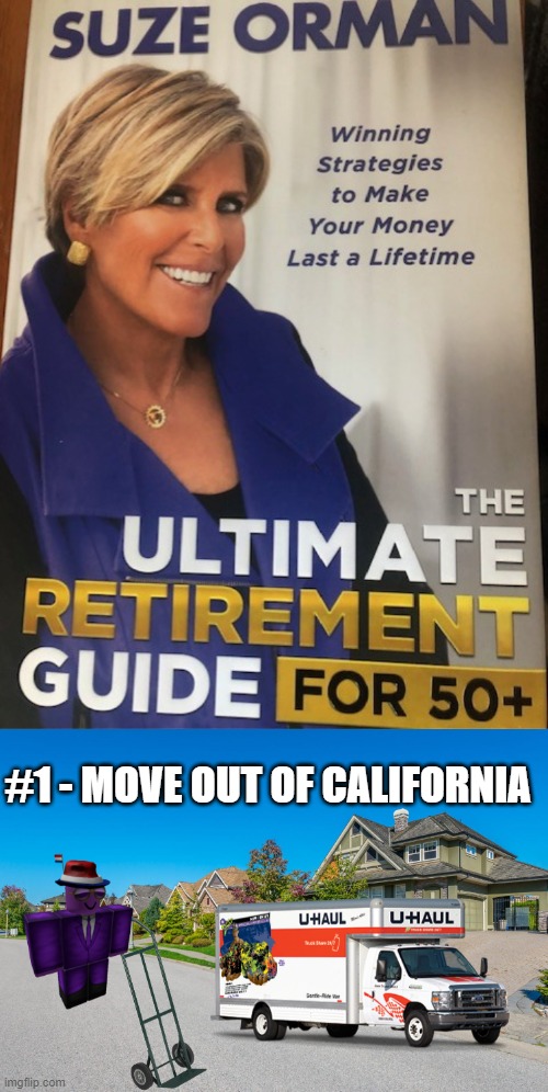 #1 - MOVE OUT OF CALIFORNIA | image tagged in paarsenathan stealing something from detroit | made w/ Imgflip meme maker