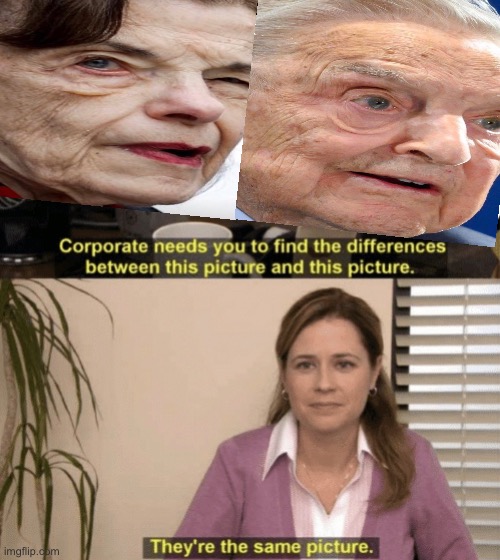 Corporate needs you to find the differences | image tagged in corporate needs you to find the differences,george soros,republicans,donald trump | made w/ Imgflip meme maker