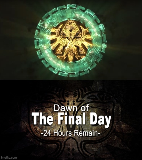 Nine hours in my timezone!!... but 24 before I can play it... | image tagged in tears of the kingdom,countdown,tears of joy,hype,dawn of the final day,majora's mask | made w/ Imgflip meme maker