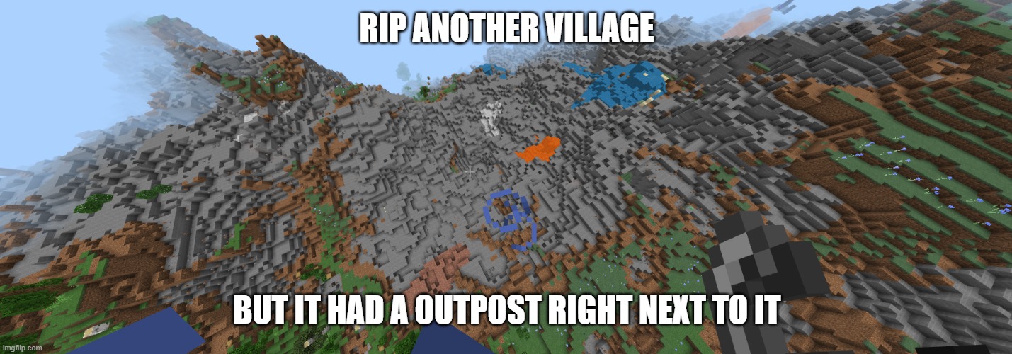 another | RIP ANOTHER VILLAGE; BUT IT HAD A OUTPOST RIGHT NEXT TO IT | image tagged in tnt,villager,outpost | made w/ Imgflip meme maker