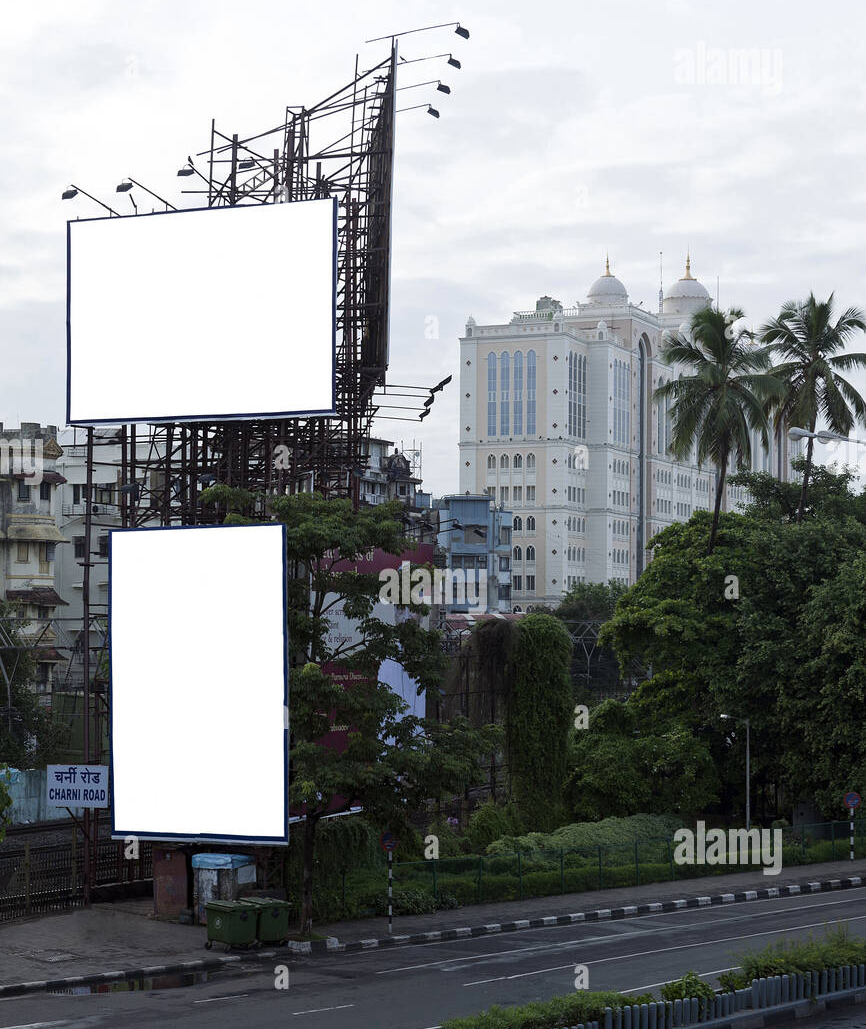 High Quality Billboard Mumbai India Blank Meme Template