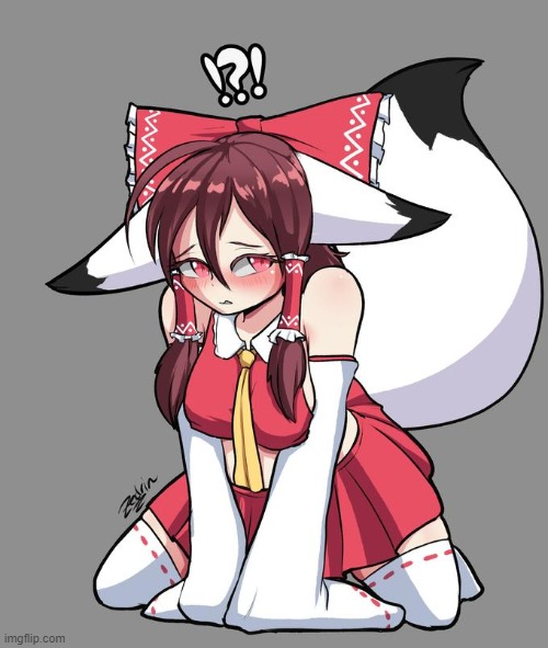 foxy reimu | made w/ Imgflip meme maker