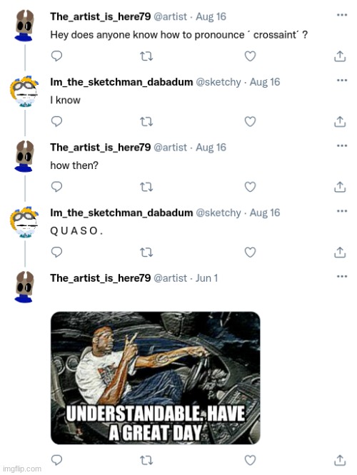 Q U A S O | image tagged in imgflip on twitter | made w/ Imgflip meme maker