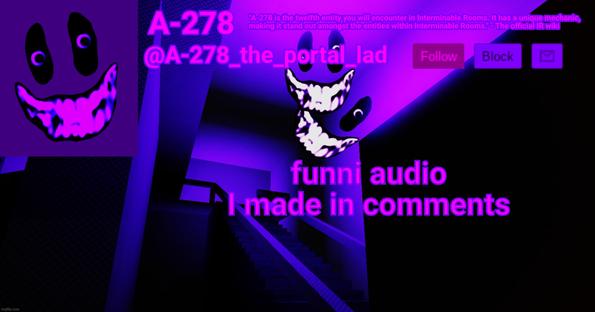 А-278's аnnоunсеmеnt | funni audio I made in comments | made w/ Imgflip meme maker