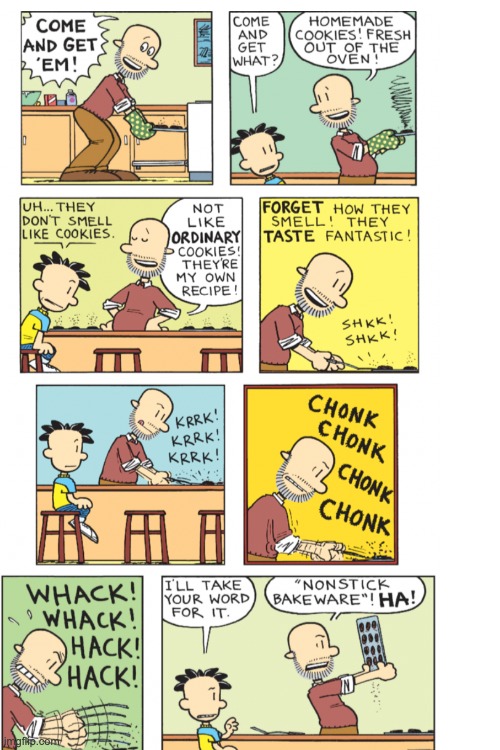 Who wants "Delicious" Cookies? | image tagged in big nate | made w/ Imgflip meme maker